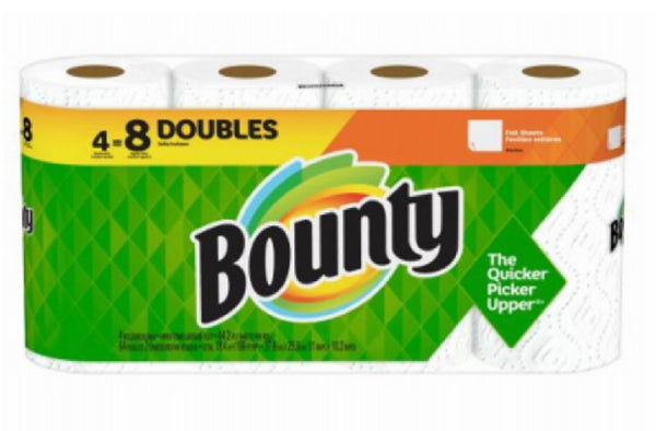Bounty 66584 Paper Towels, White