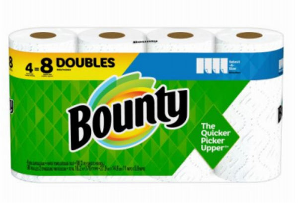 Bounty 66575 Select-A-Size Paper Towels, White