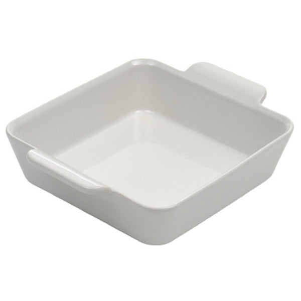 Bradshaw 04153 Good Cook Ceramic Square Dish, Classic White, 2 Quart
