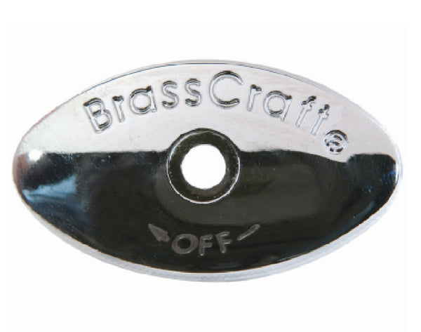 BrassCraft R15-10T CD Oval Valve Handle, Chrome Plated