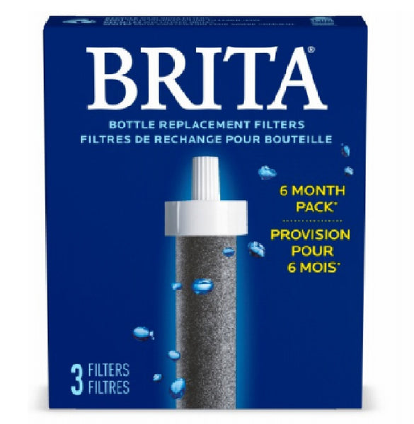 Brita 36461 Bottle Replacement Filter, Pack of 3