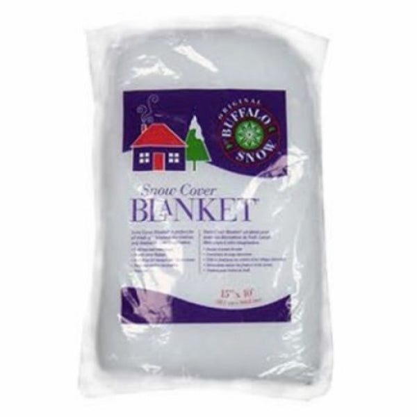 Buffalo Batt CB2351 Christmas Snow Cover Blanket, 15 Inch x 10 Feet