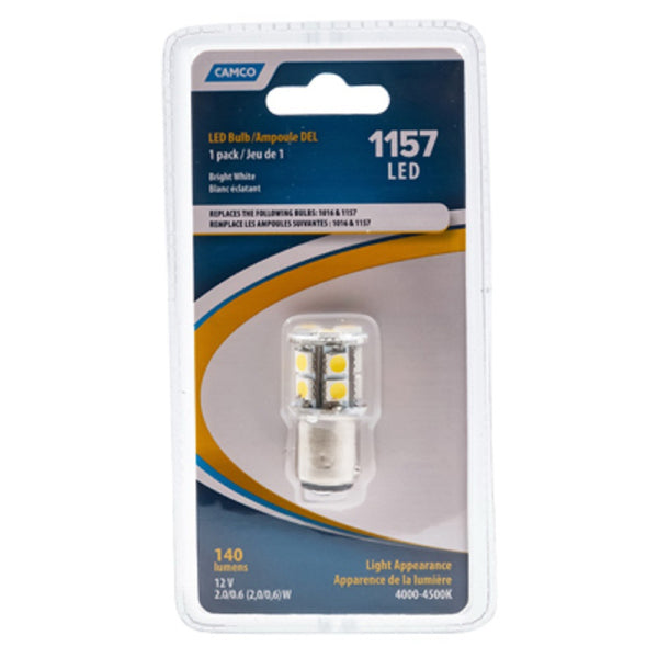 Camco 54650 LED Replacement Bulb, Bright White, 140 Lumens