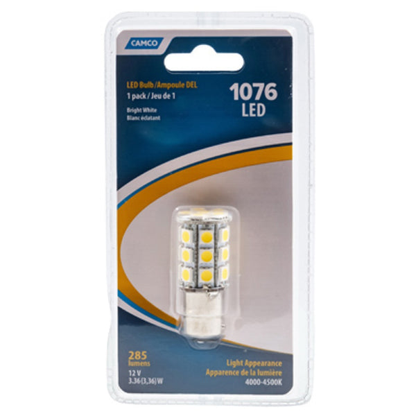 Camco 54631 LED Replacement Bulb, Bright White, 285 Lumens