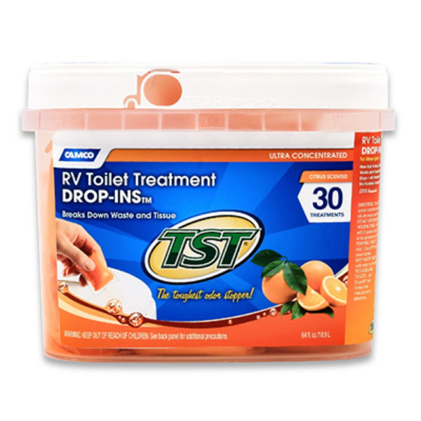 Camco 41183 TST RV Toilet Treatment Drop Ins, Orange Power