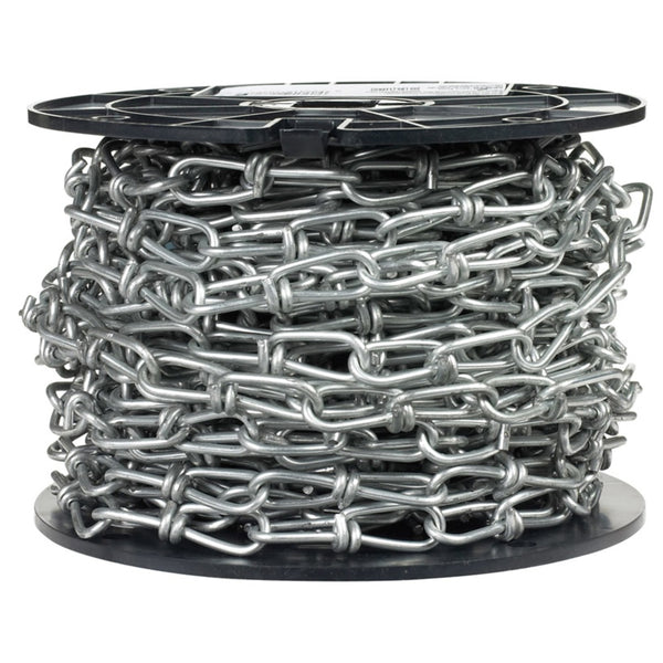 Campbell T0722087N Double Loop Chain, Zinc Plated