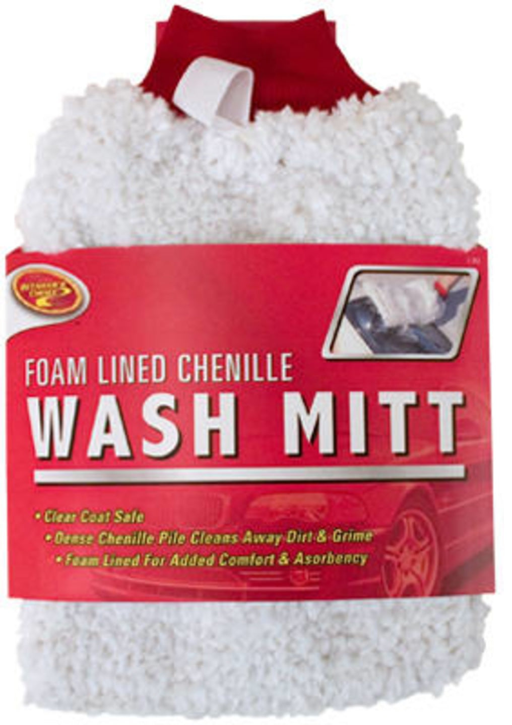 Carrand 40302 Deluxe Chenille Wash Mitt