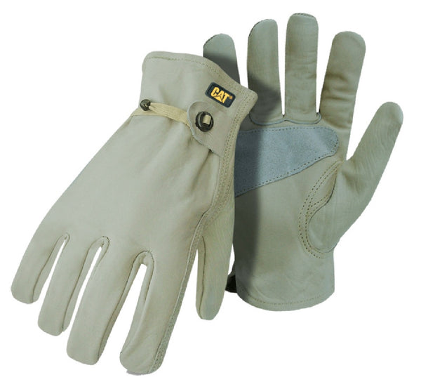 Cat CAT012110L Men's Unlined Leather Driver Glove, Large