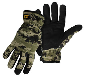Cat CAT012270L Utility Gloves Touchscreen Capable, Large, Camouflage
