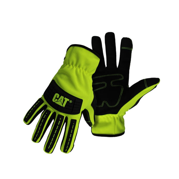 Cat CAT0122502X High Impact Palm Glove, Green