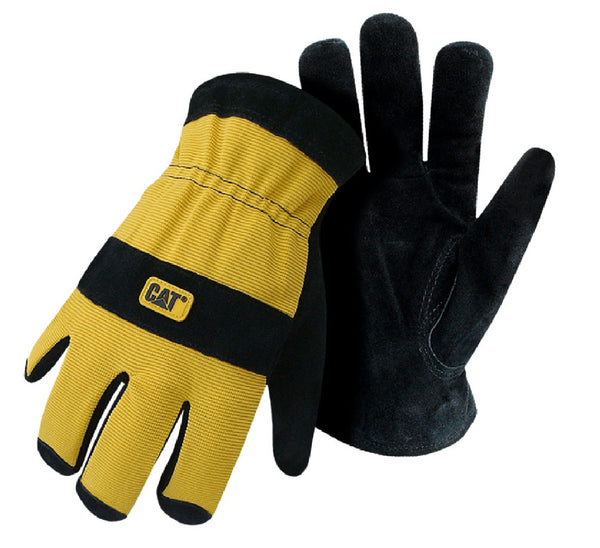 CAT CAT012222X Split Leather Palm Gloves, X-Large, 1 Pair