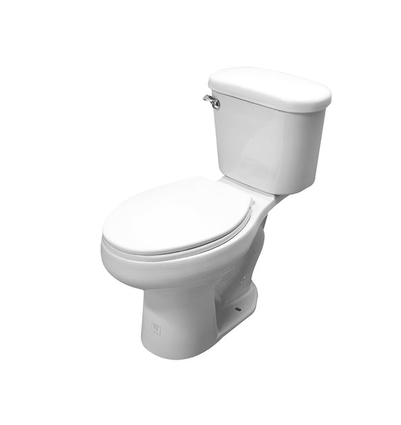 Cato J6052013120 Toilet, Elongated Bowl, White