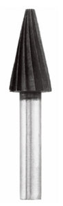 Century Drill & Tool 75405 Cone Shaped Rotary File, 1/2 Inch x 7/8 Inch