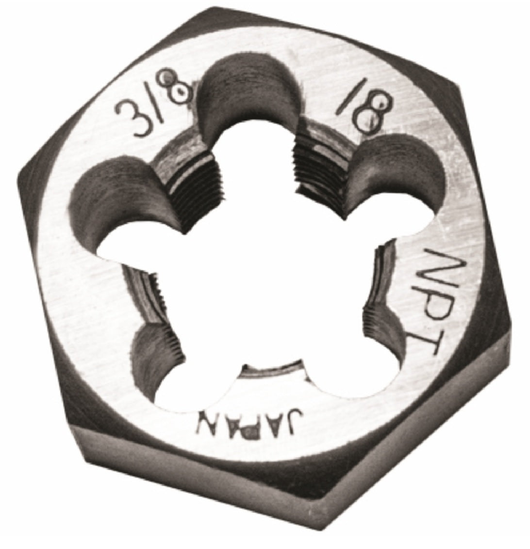 Century Drill & Tool 98303 Hexagon Die, Carbon Steel