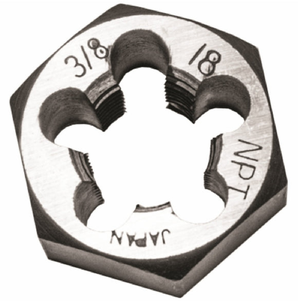 Century Drill & Tool 98303 Hexagon Die, Carbon Steel