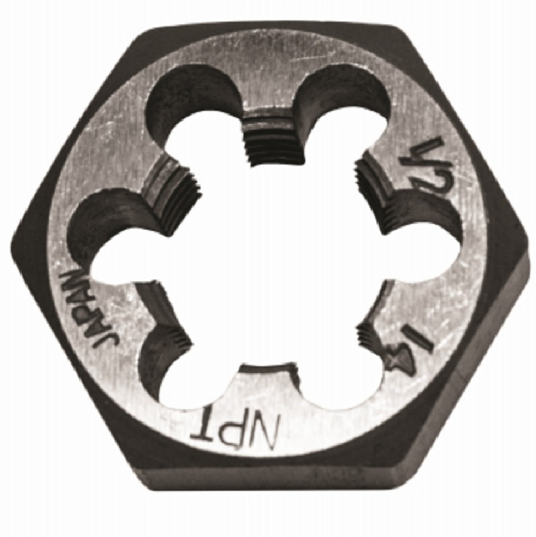 Century Drill & Tool 98307 Hexagon Die, Carbon Steel