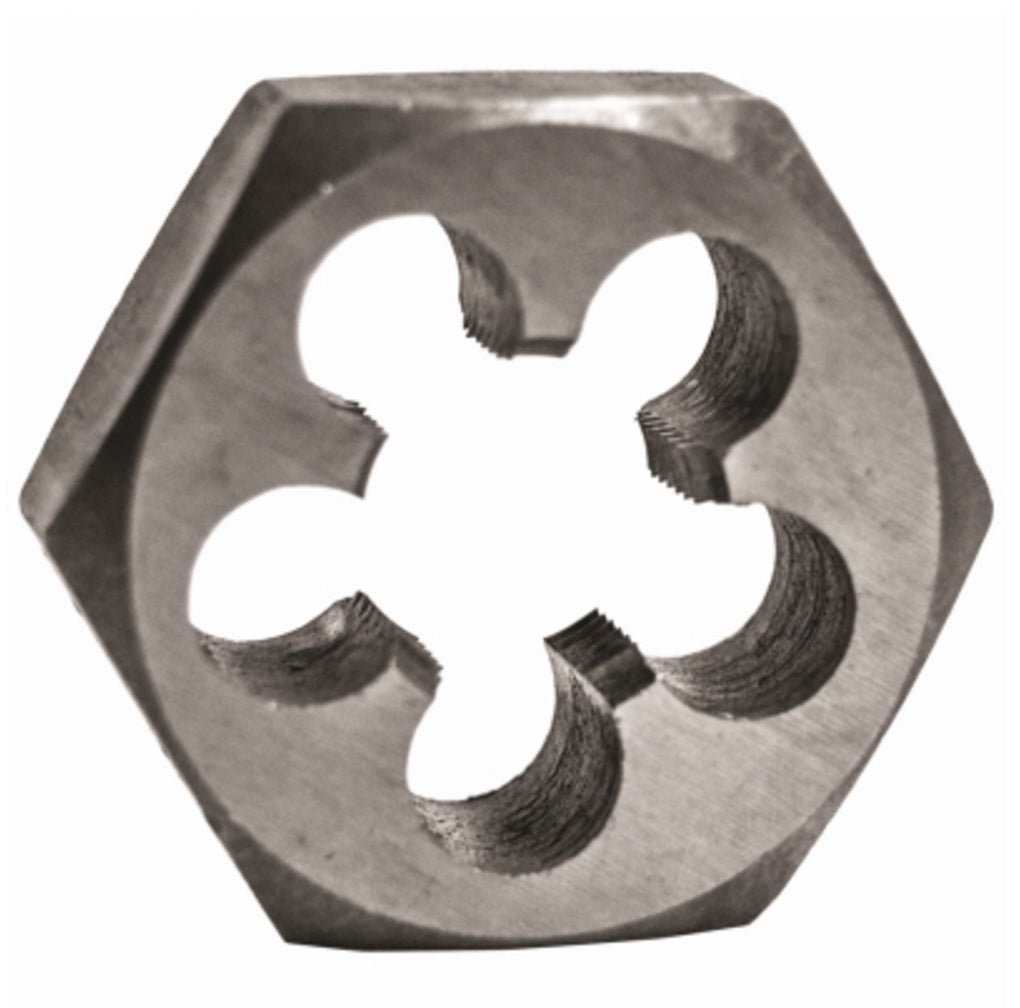 Century Drill & Tool 98214 Hexagon Fractional Die, Carbon Steel