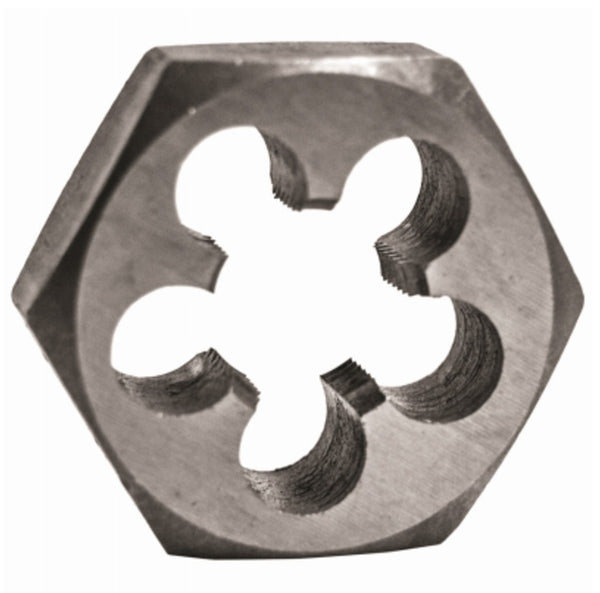 Century Drill & Tool 98212 Hexagon Fractional Die, Carbon Steel