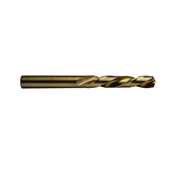 Century Drill & Tool 74128 Left Hand Cobalt Stub Drill Bit, 7/16 Inch