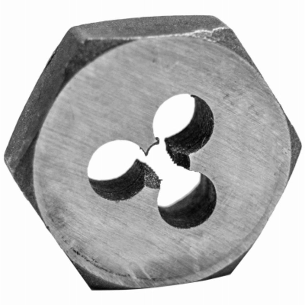 Century Drill & Tool 97613 Metric Hexagon Die, High Carbon Steel