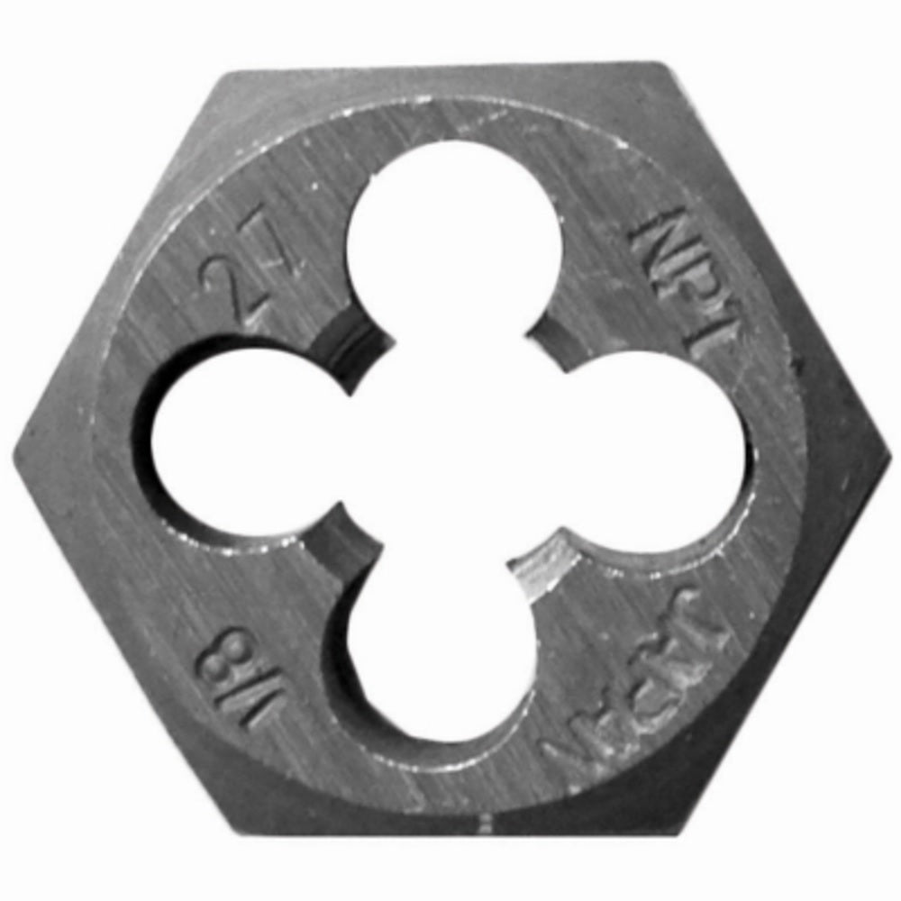 Century Drill & Tool 96301 National Pipe Thread Hexagon Pipe Die, High Carbon Steel