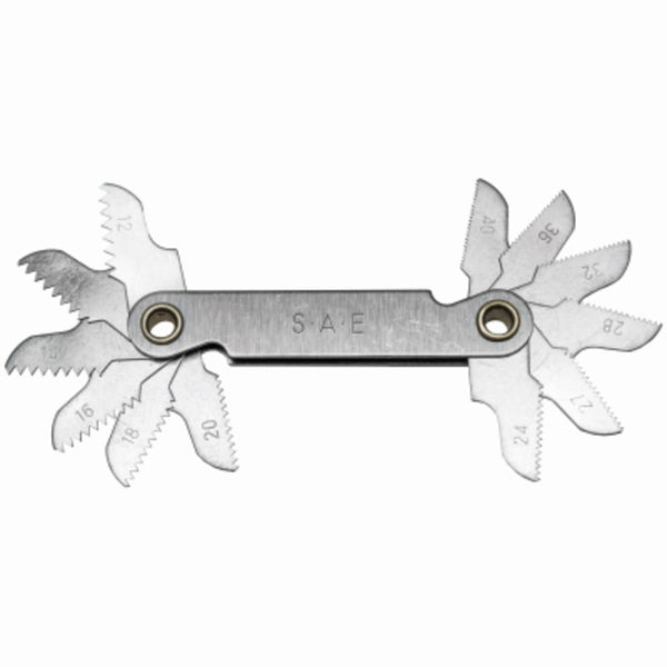 Century Drill & Tool 98401 Pitch Gauge, High Carbon Steel