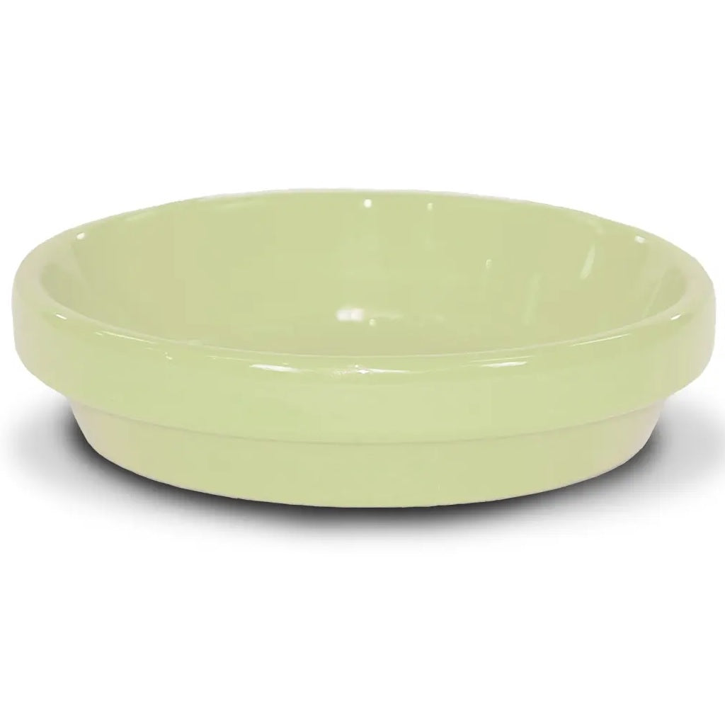 Ceramo PCSABX-6-BY Powder Coated Ceramic Saucer, 5.75 Inch