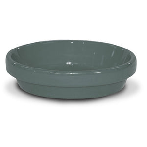 Ceramo PCSABX-6-GY-TV Powder Coated Ceramic Saucer, Gray