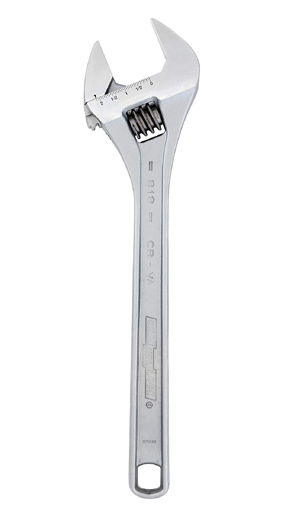 Channellock 818 Adjustable Wrench, 18 inch, Chrome