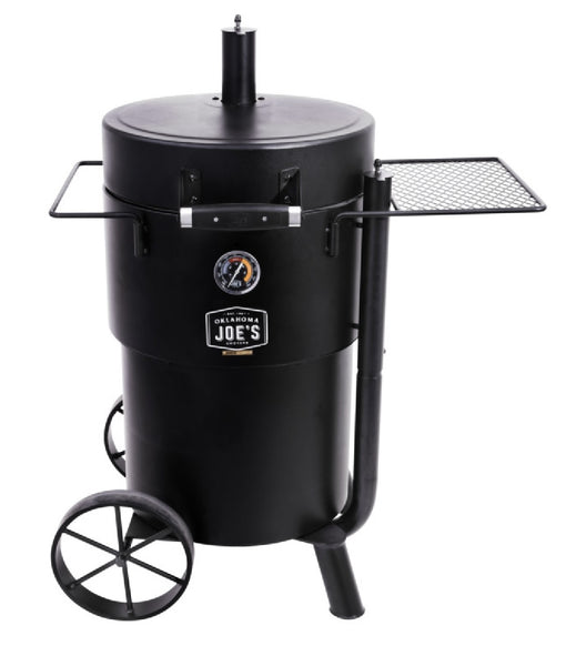 Char-Broil 19202097 Drum Smoker, Charcoal, Porcelain-Coated Steel Cooking Surface