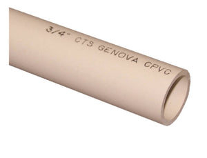 Charlotte Pipe CTS 12007 0200 CPVC Pipe, 3/4 Inch x 2 Feet
