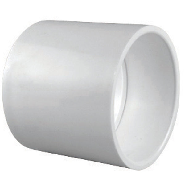 Charlotte Pipe PVC 02100C 0800HA PVC Coupling, White