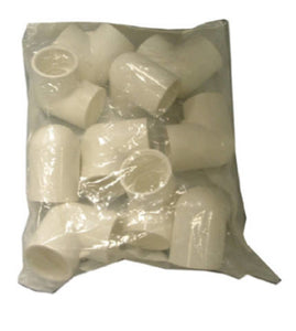 Charlotte Pipe PVC 02300C 0800HA PVC 90 Degree Pressure Elbow, White