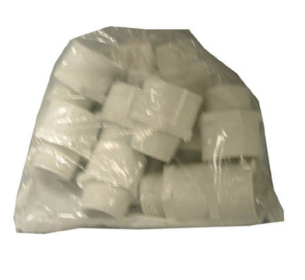 Charlotte Pipe PVC 02109C 1000HA PVC Pressure Male Iron Pipe Adapter, White