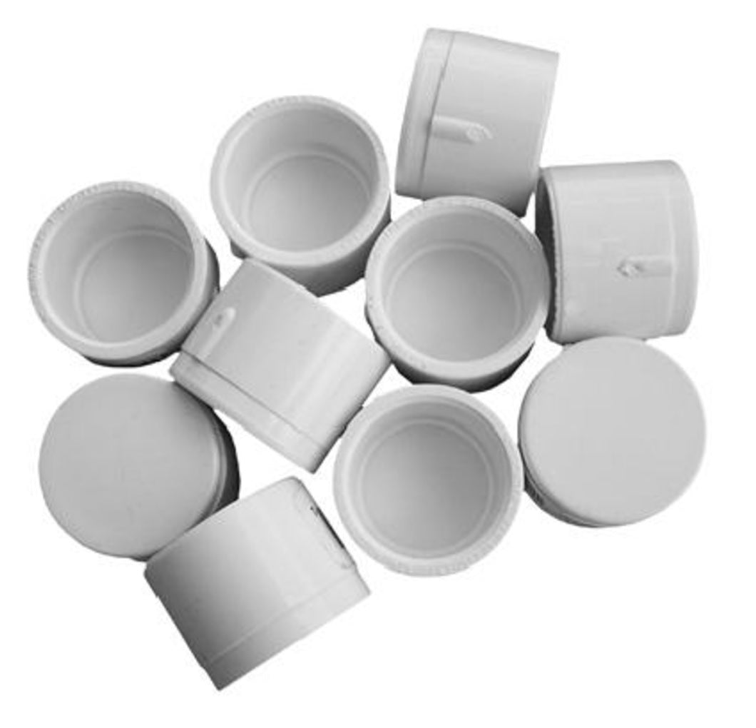 Charlotte Pipe PVC 02116C 0800HA PVC Pressure Slip Cap, White
