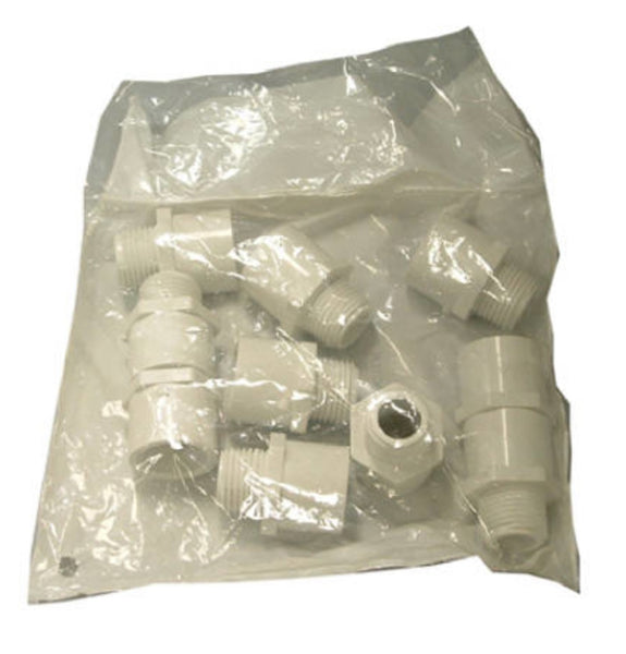 Charlotte Pipe PVC 02109C 0600HA Pressure Male Adapter, White