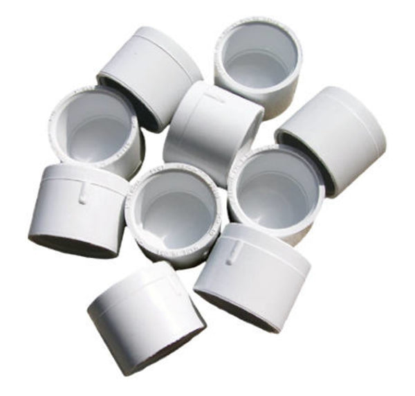 Charlotte Pipe PVC 02116C 1000HA Pressure Slip Cap, White