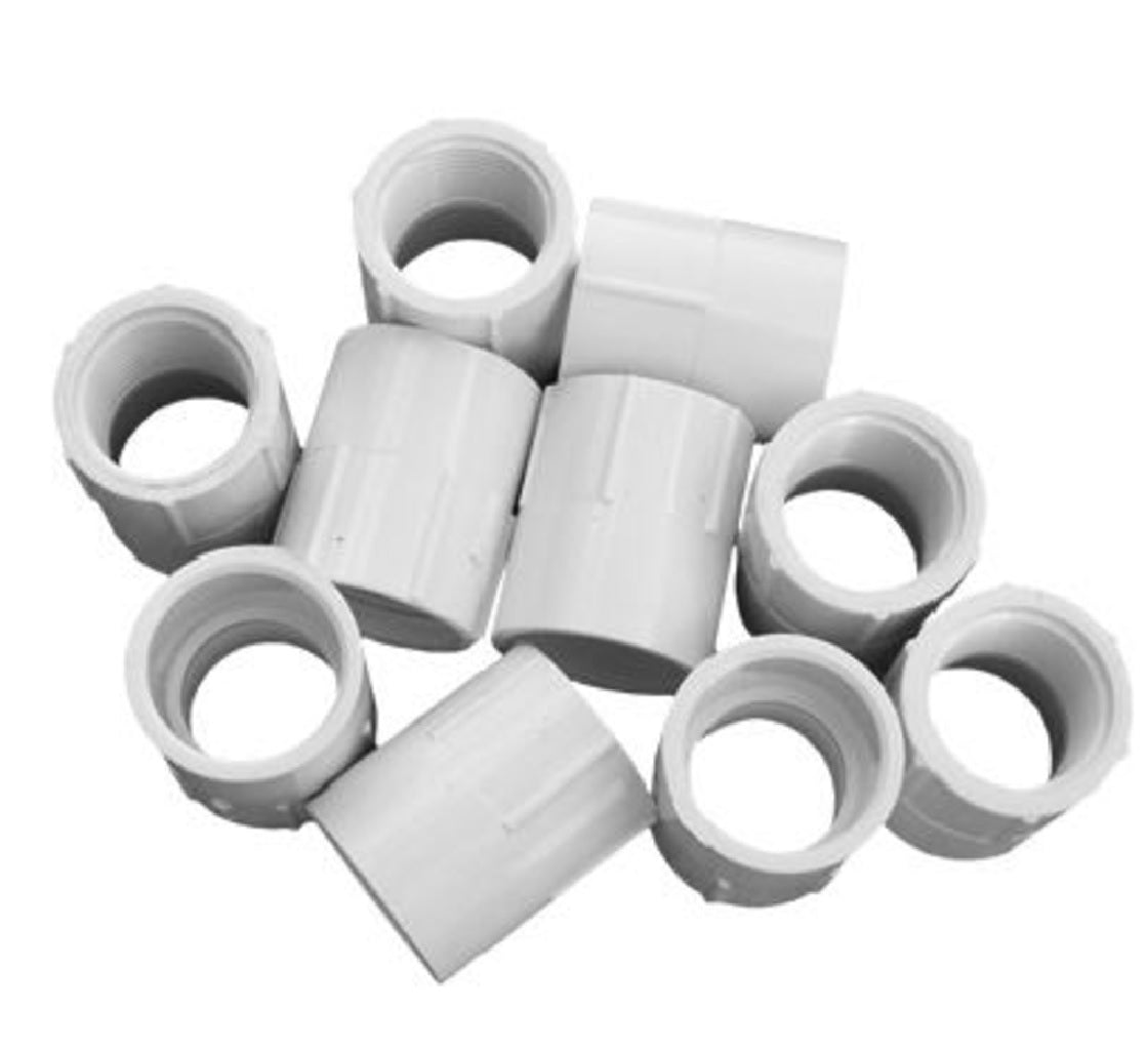 Charlotte Pipe PVC 02101C 0800HA Schedule 40 PVC Female Pipe Adapter, 3/4 Inch