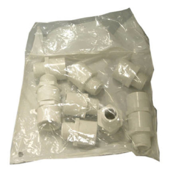 Charlotte Pipe PVC 02109C 0800HA Schedule 40 Pressure Male Adapter, White