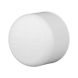 Charlotte Pipe PVC 02116 1200HA Cap Bushing Pipe Fitting, White, 1-1/4 Inch