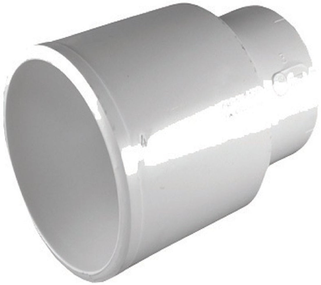 Charlotte Pipe PVC 01117 0600HA DWV Adapter Coupling, White