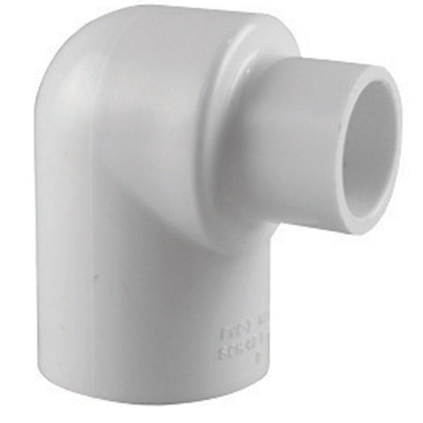 Charlotte Pipe PVC 02300 4400HA 90 Degree Elbow, White