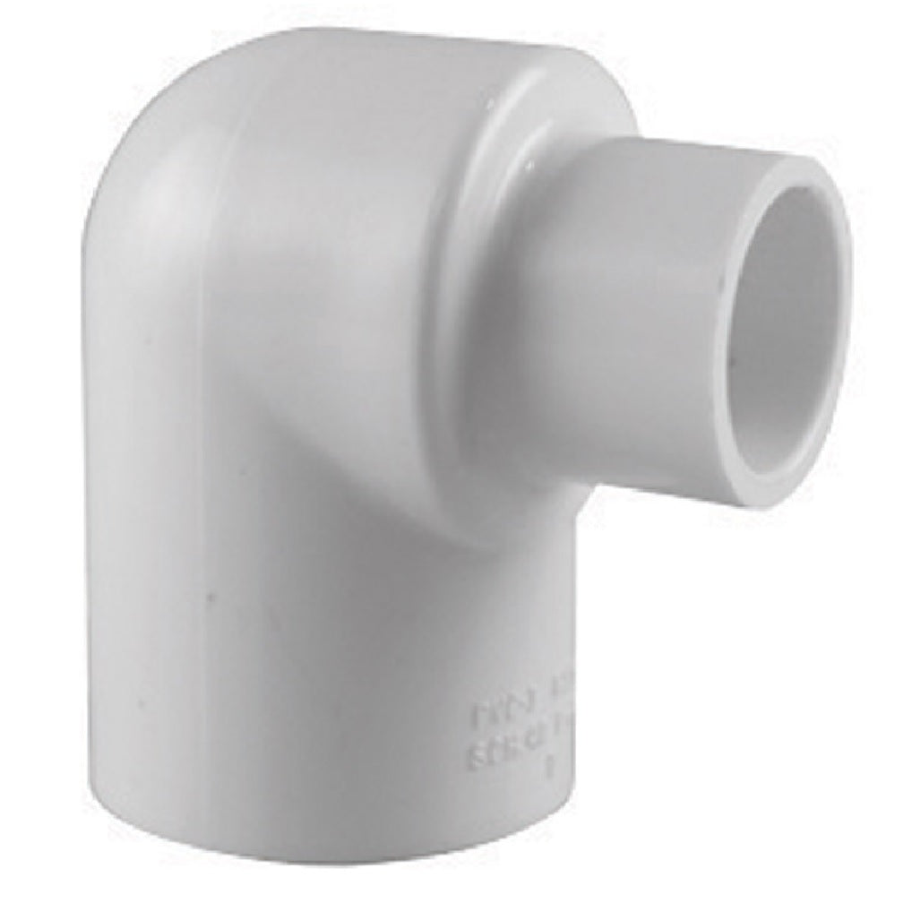 Charlotte Pipe PVC 02300 3600HA 90 Degree PVC Elbow, White