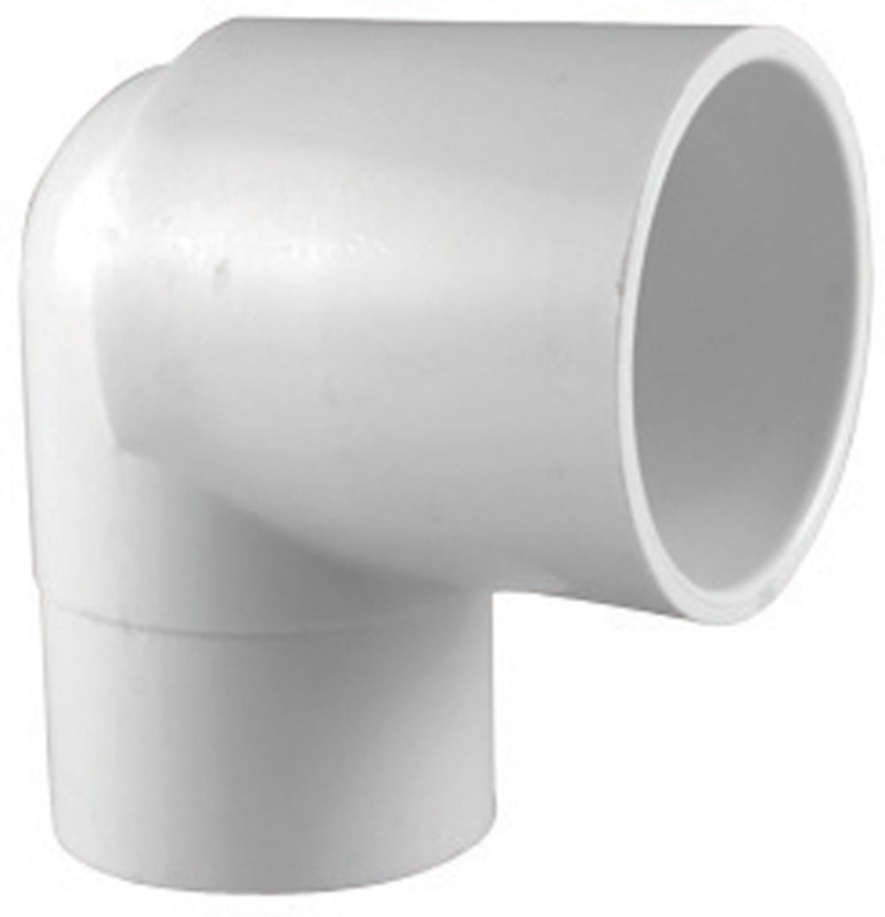Charlotte Pipe PVC 02304 1400HA 90 Degree Street Elbow, White