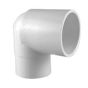 Charlotte Pipe PVC 02304 1000HA 90 Degree Street Elbow, White