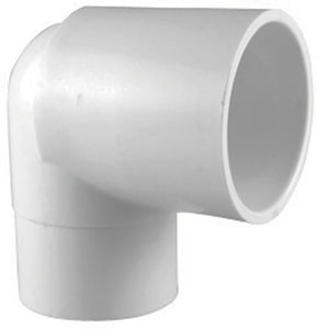 Charlotte Pipe PVC 02304 1400HA 90 Degree Street Elbow, White