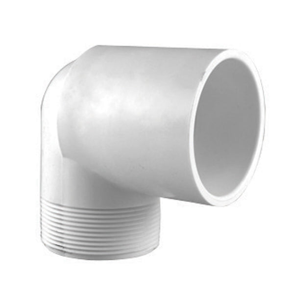 Charlotte Pipe PVC 02306 0600HA 90 Degree Street Elbow, White