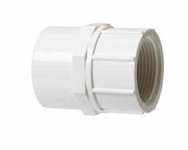 Charlotte Pipe PVC 02101 1200HA Female Adapter, White, 1-1/4"