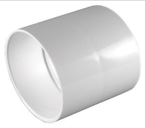 Charlotte Pipe PVC 01100 0600HA PVC/DWV Coupling, White, 3 Inch