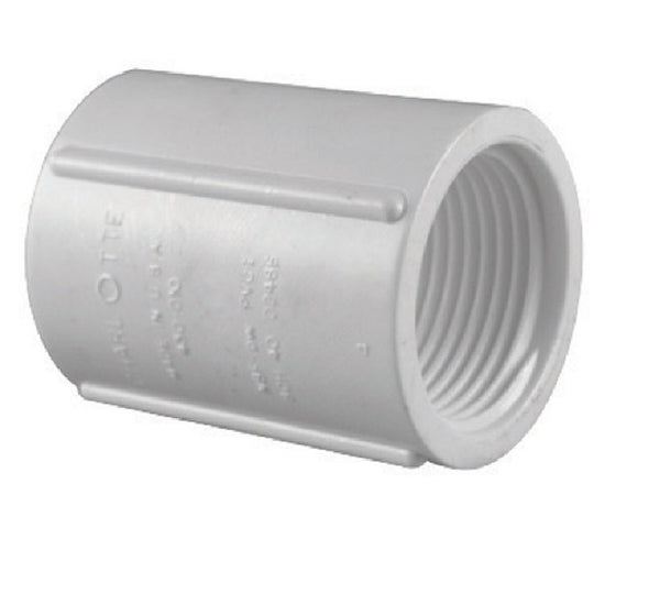 Charlotte Pipe PVC 02102 0500HA PVC Pipe Coupling, White